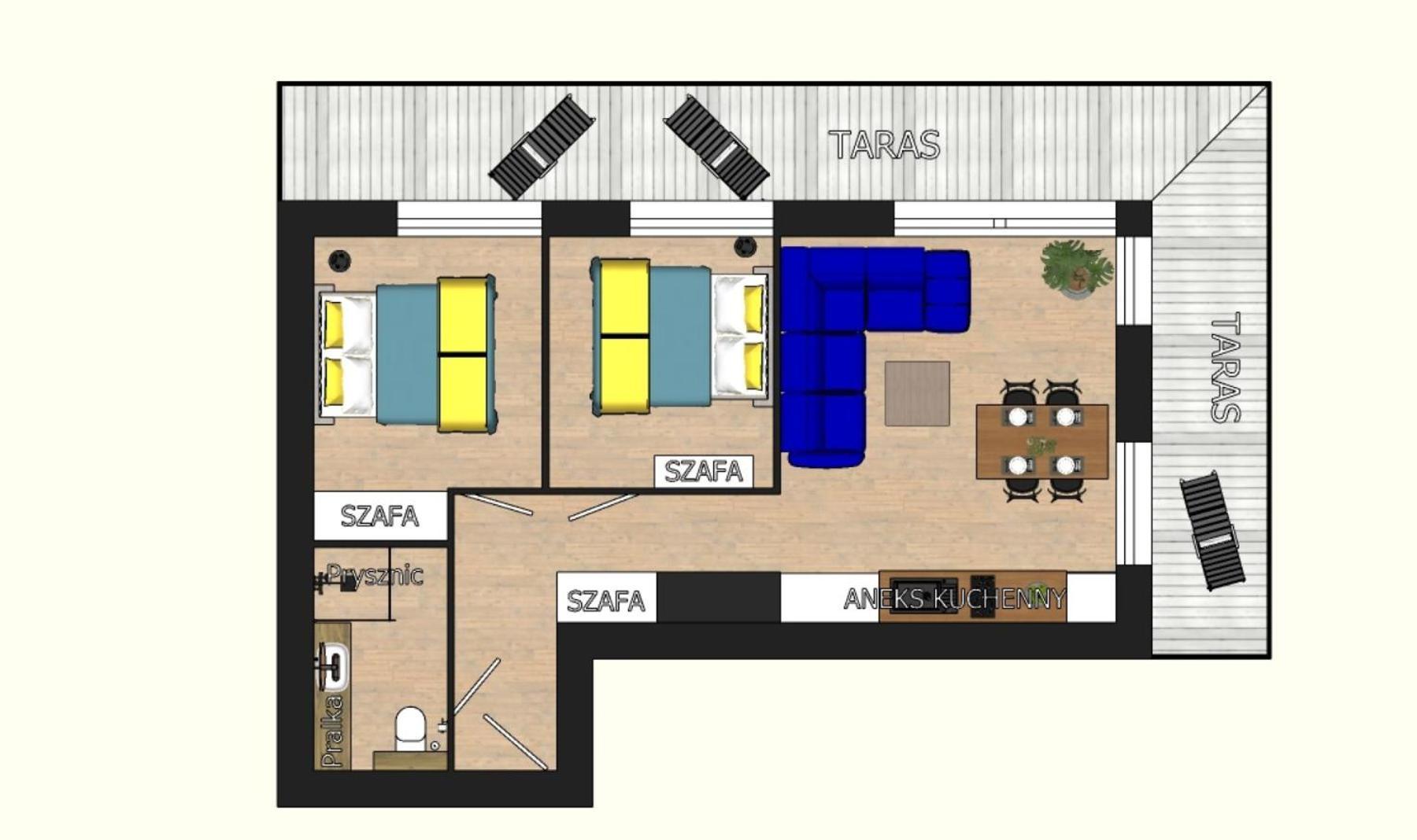 Perlowa Przystan - Apartamenty Komfort Widok Na Morze, Parking Sianozety Kültér fotó